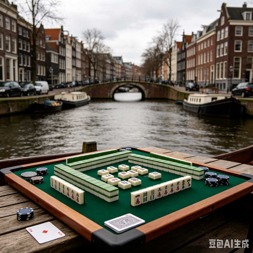 saturated color mahjong set print