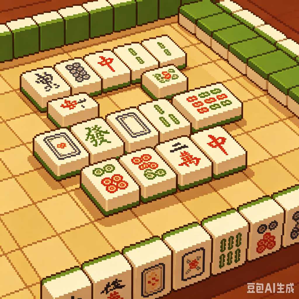 oil painting mahjong set